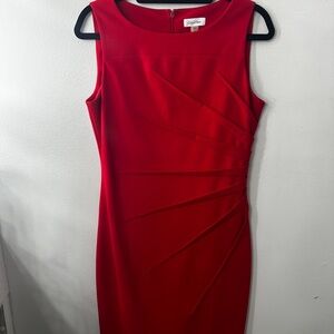 Calvin Klein Women's Scarlet Starburst Dress